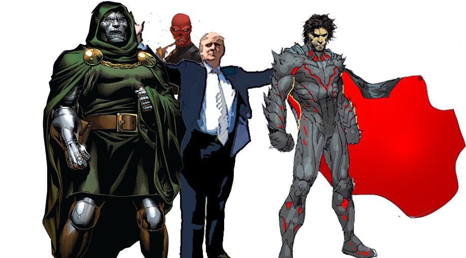 Donald Trump Invites General Zod, Red Skull, and Doom to the White House