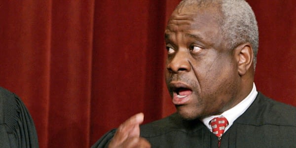 After 10 Year Slumber, Justice Clarence Thomas Speaks, Sees Shadow, Hides in Robes